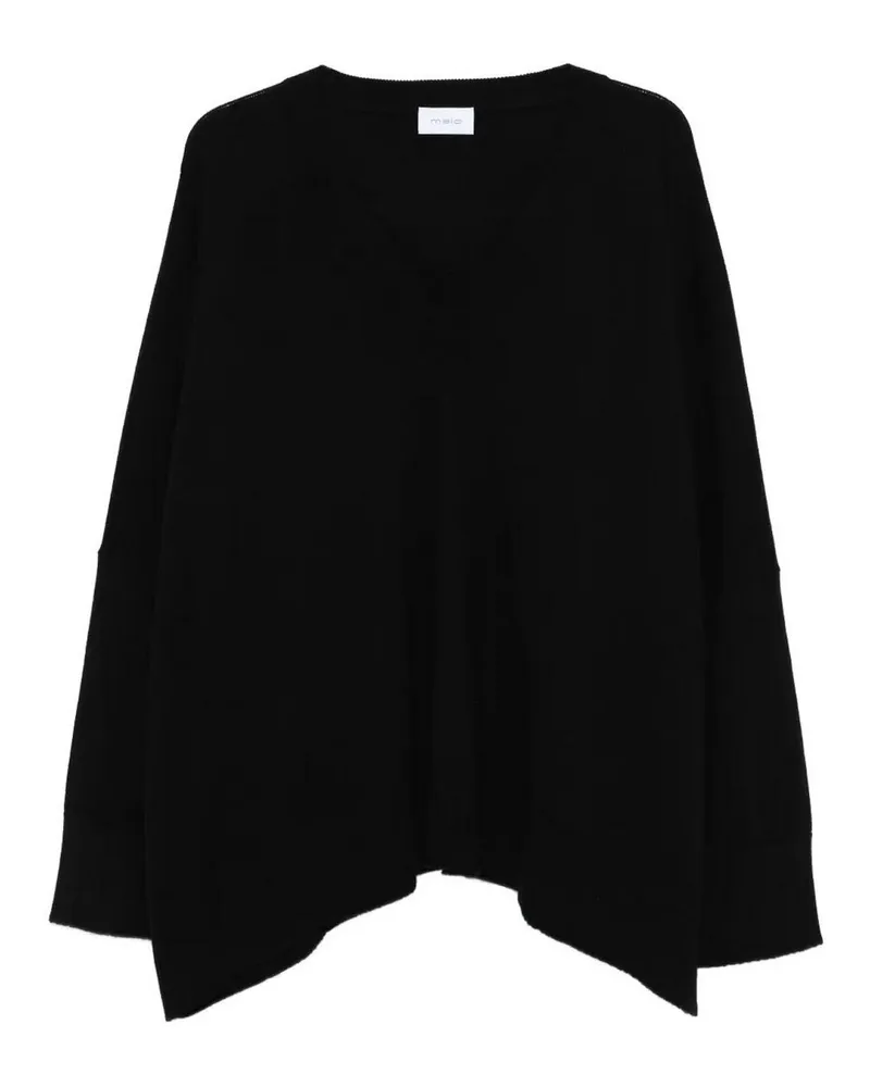 Malo V-Pullover - Schwarz Schwarz