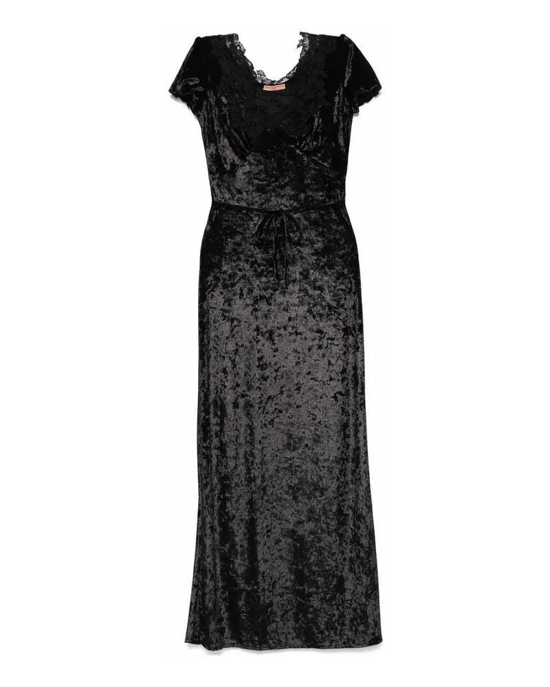 Ermanno Scervino Knielanges Kleid - Schwarz Schwarz