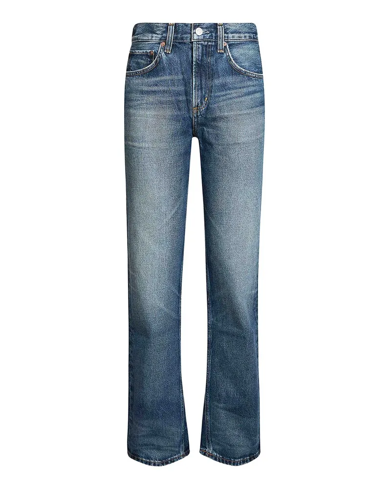 AGOLDE Straight Leg Jeans - Denim Denim