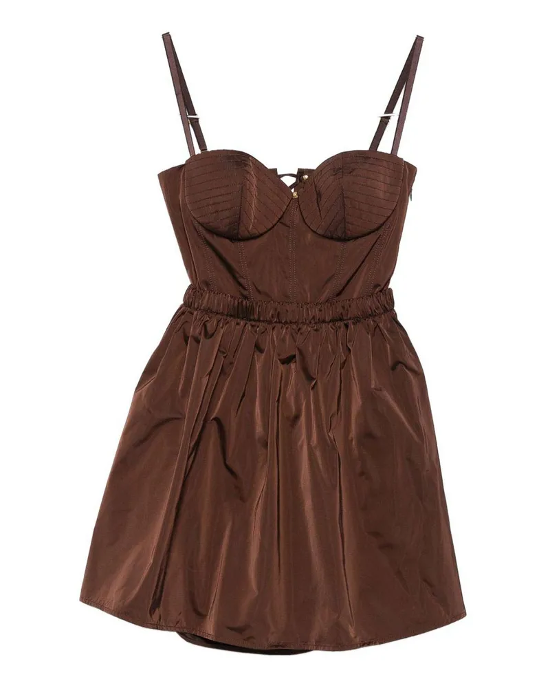 Elisabetta Franchi Knielanges Kleid - Braun Braun