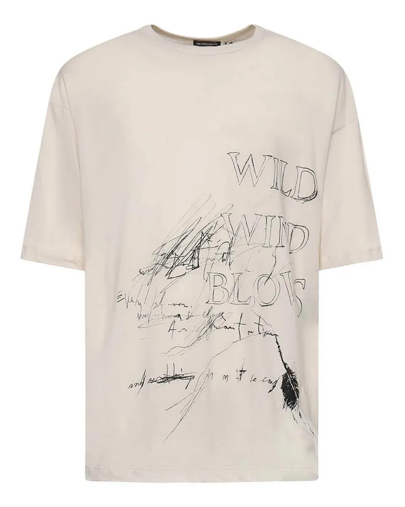 Ann Demeulemeester T-Shirt - Weiß Weiß