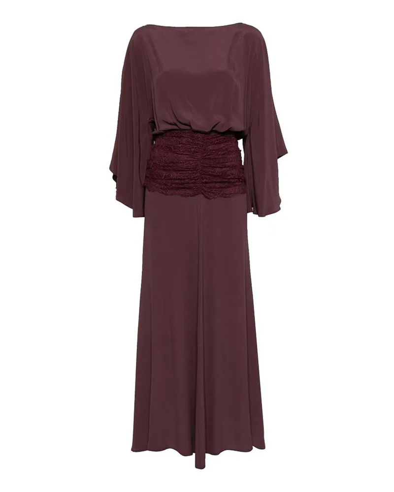 Pinko Maxikleid - Dunkelrot Dunkelrot