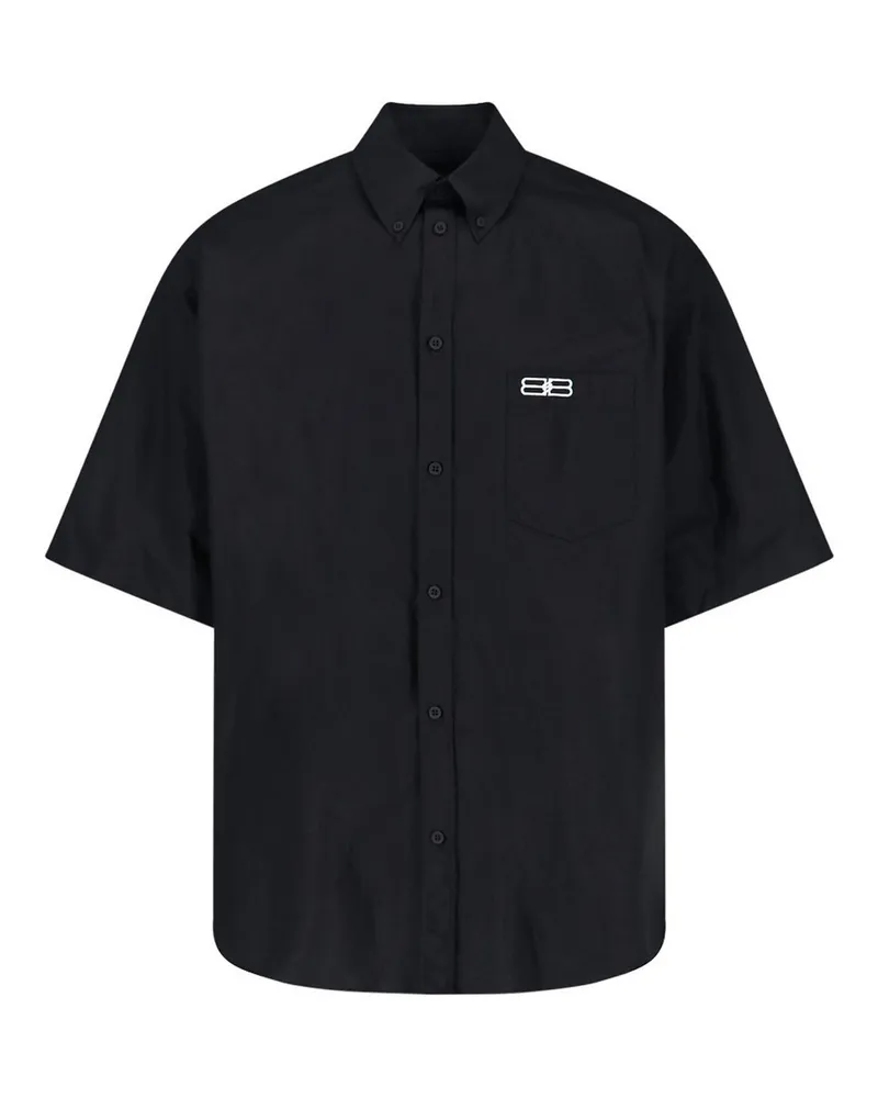 Balenciaga Hemd - Schwarz Schwarz