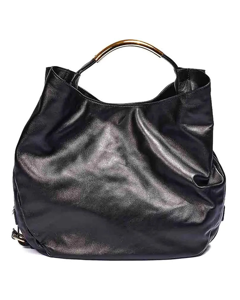 Moschino Schultertasche - Schwarz Schwarz