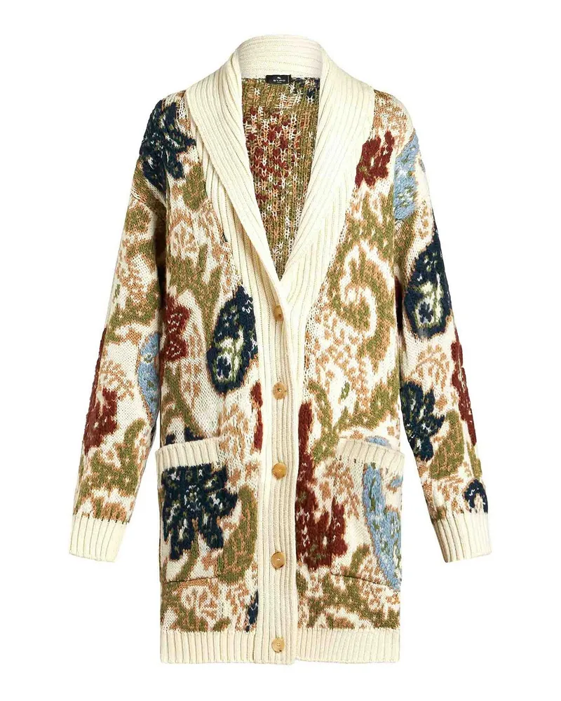 Etro Cardigan - Beige Bunt