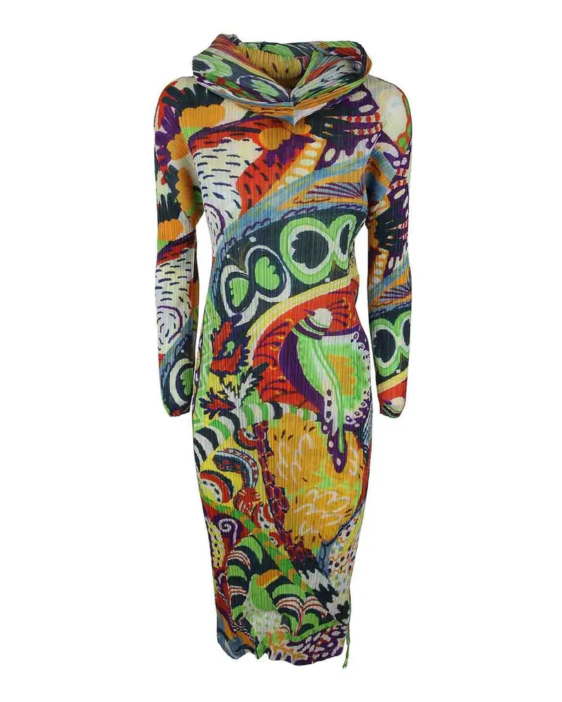 Issey Miyake Maxikleid - Bunt Bunt