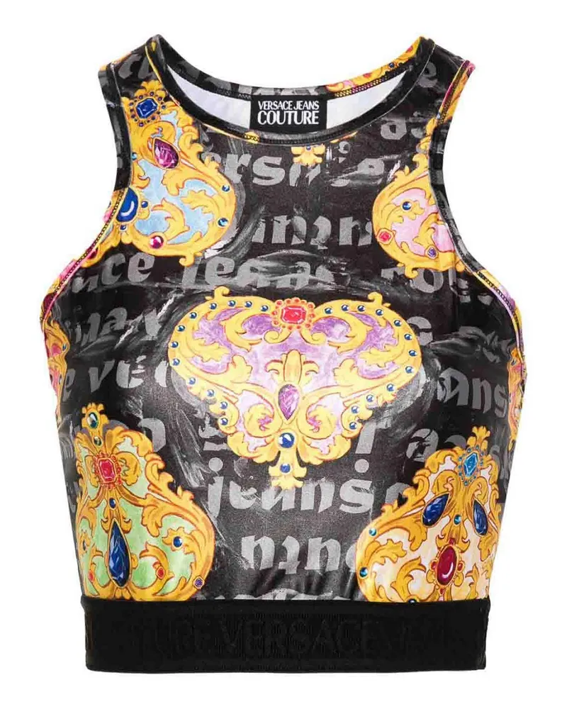 Versace Jeans Top - Schwarz Schwarz