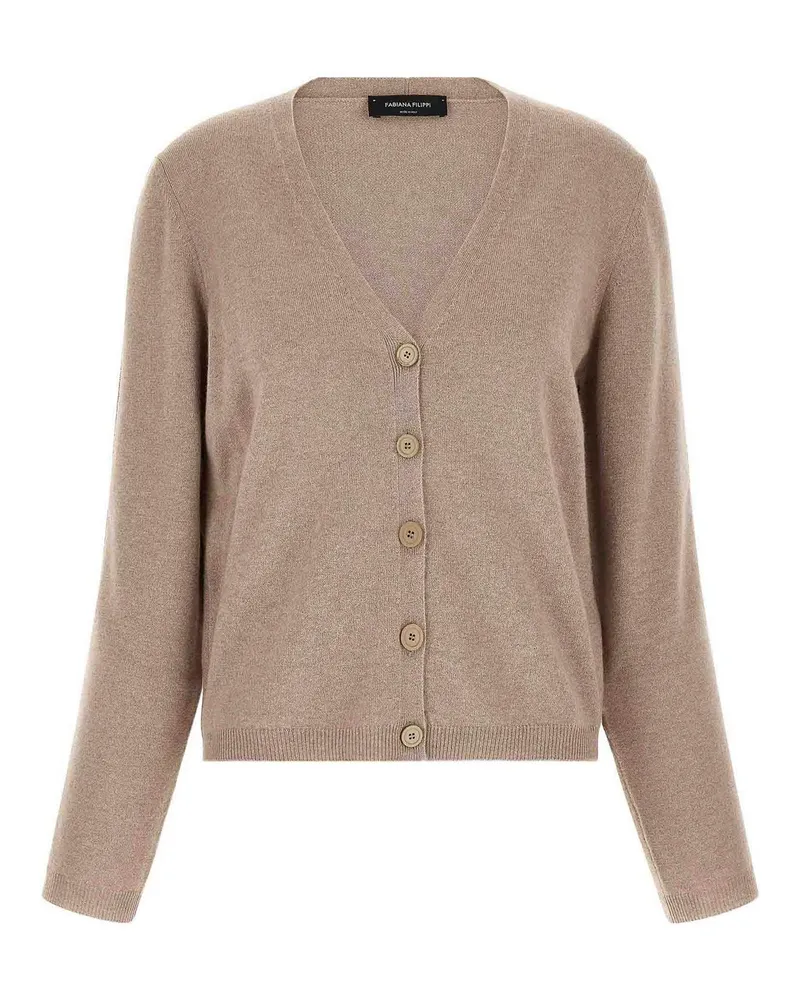 Fabiana Filippi Cardigan - Beige Beige