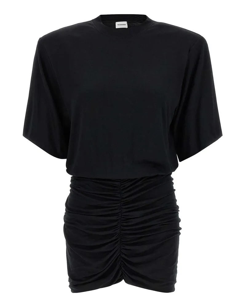 ANDAMANE Knielanges Kleid - Schwarz Schwarz