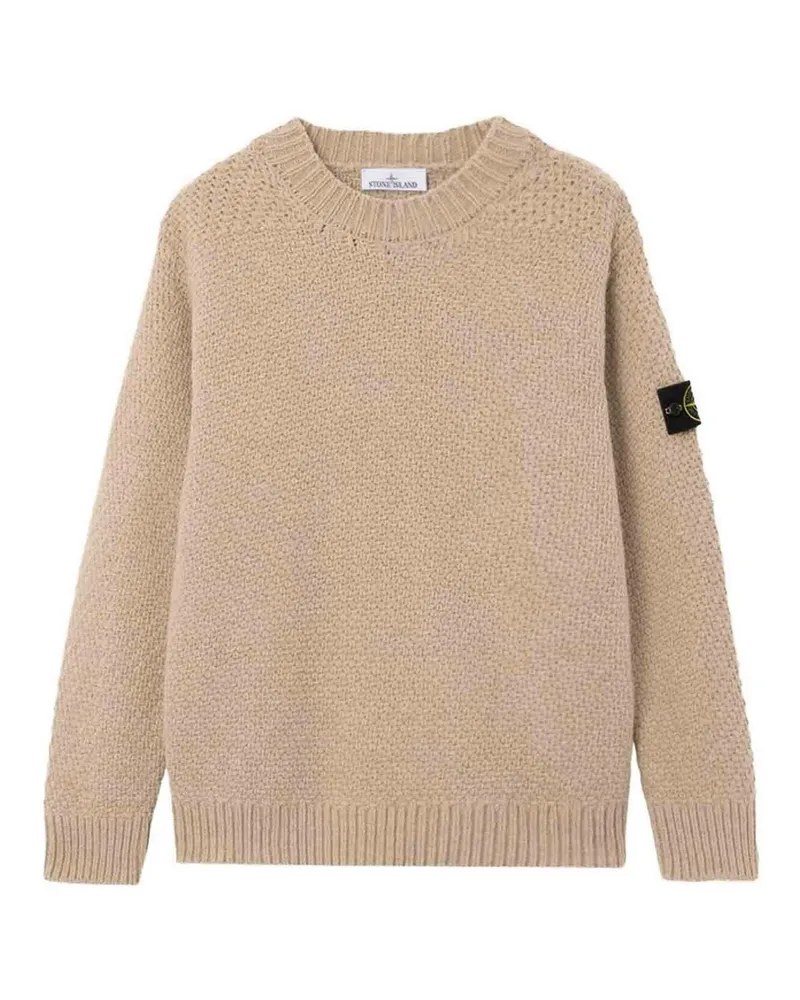 Stone Island Rundhalspullover - Grau Grau
