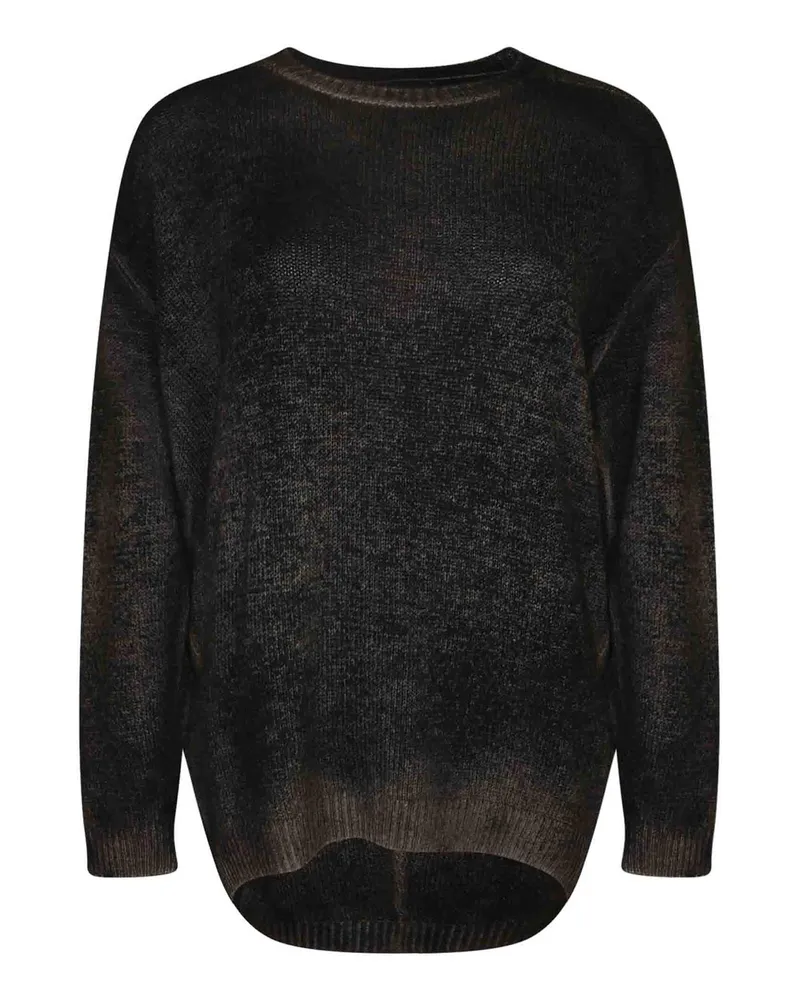 Avant Toi Rundhalspullover - Schwarz Schwarz