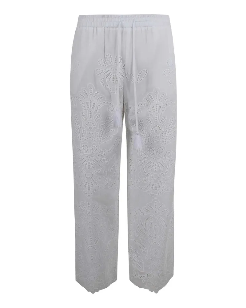 Ermanno Scervino Casual Hose - Weiß Weiß