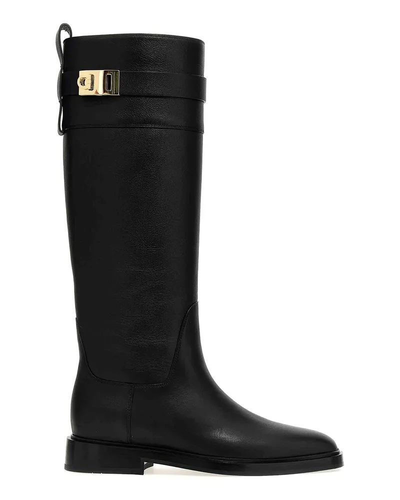 Ferragamo Stiefel - Schwarz Schwarz