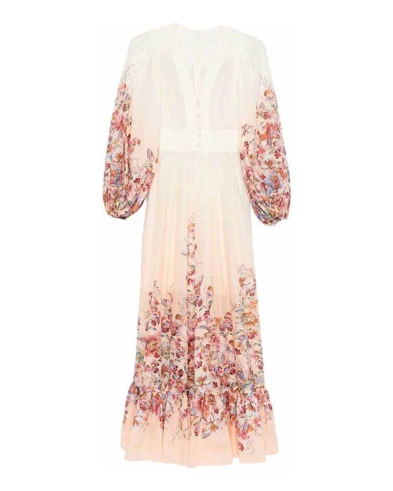 Zimmermann Maxikleid - Weiß Weiß