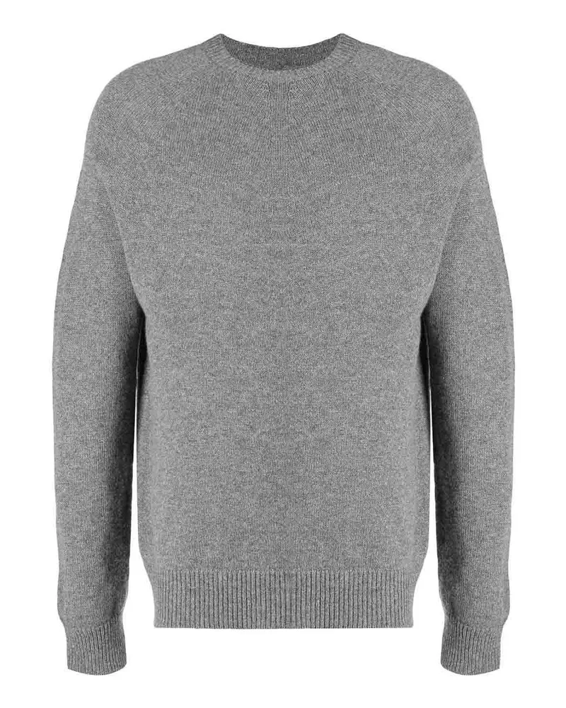 Jil Sander Rundhalspullover - Grau Grau