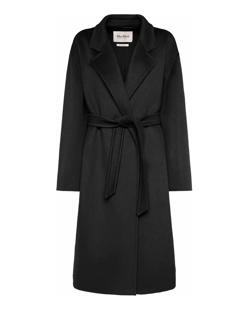 Max Mara Kurzer Mantel - Schwarz Schwarz