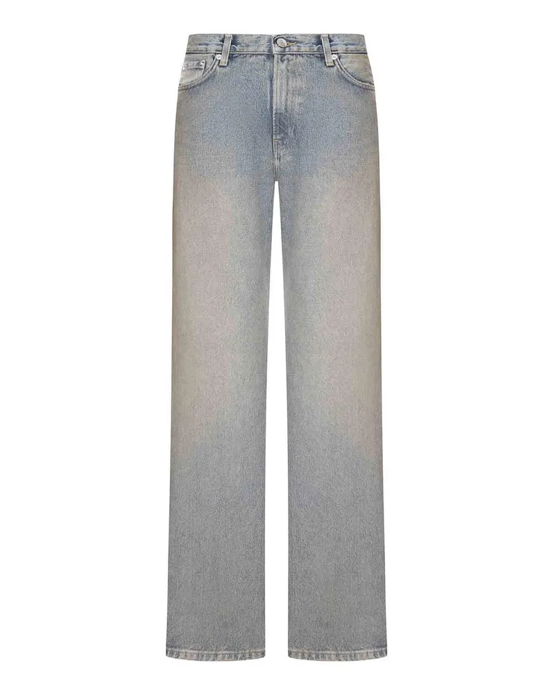 Haikure Straight Leg Jeans - Blau Blau