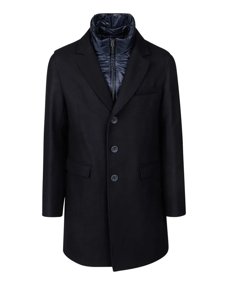 Herno Kurzer Mantel - Blau Blau