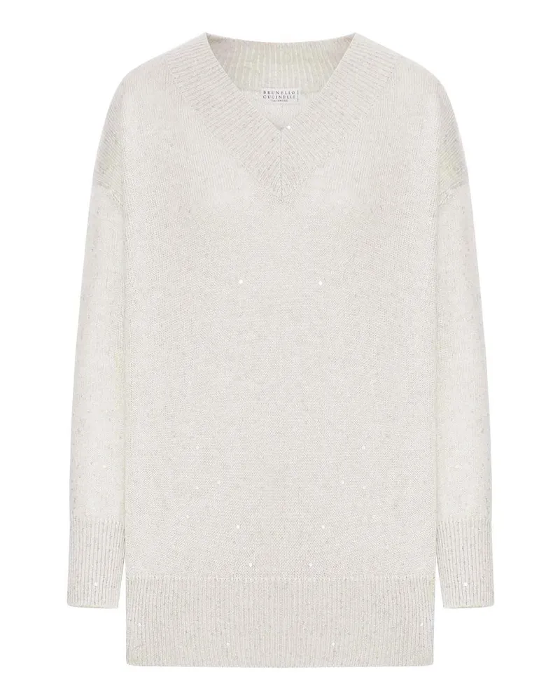 Brunello Cucinelli Rundhalspullover - Nude Nude