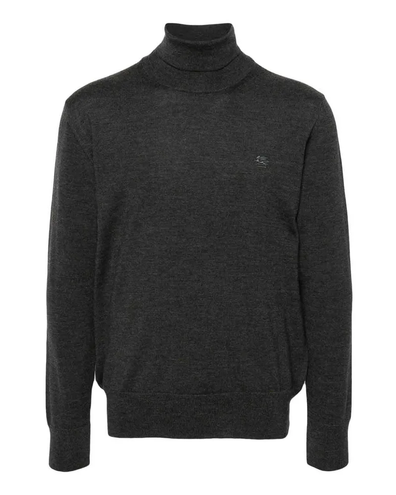 Etro Rundhalspullover - Grau Grau