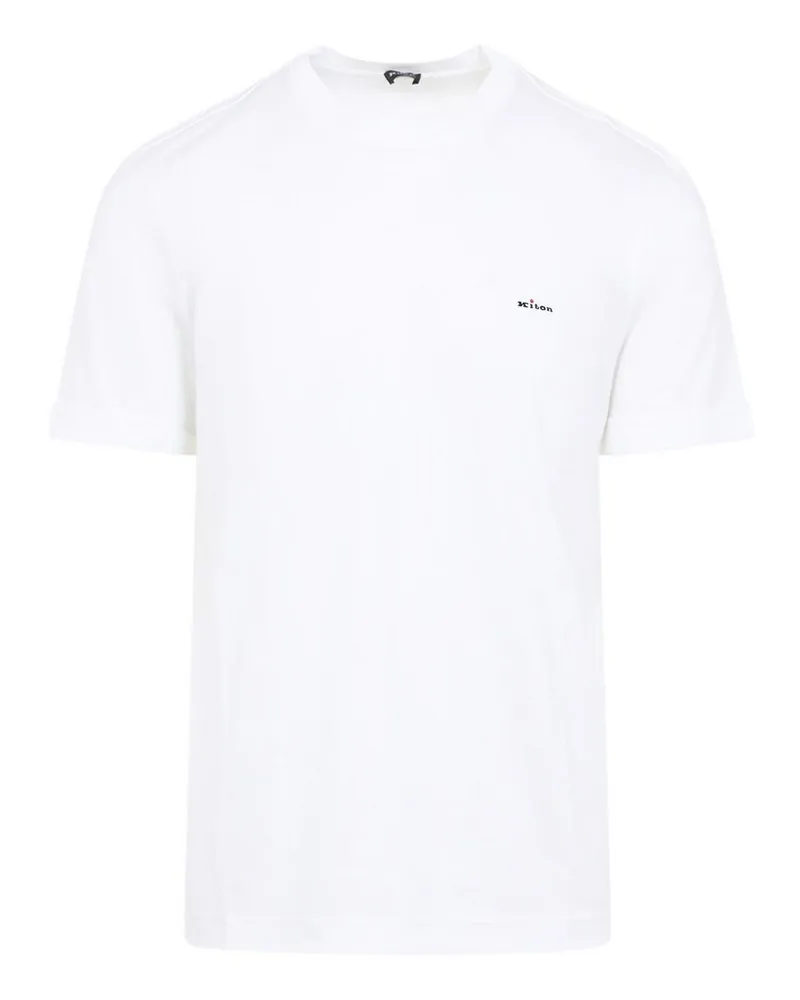 Kiton T-Shirt - Weiß Weiß