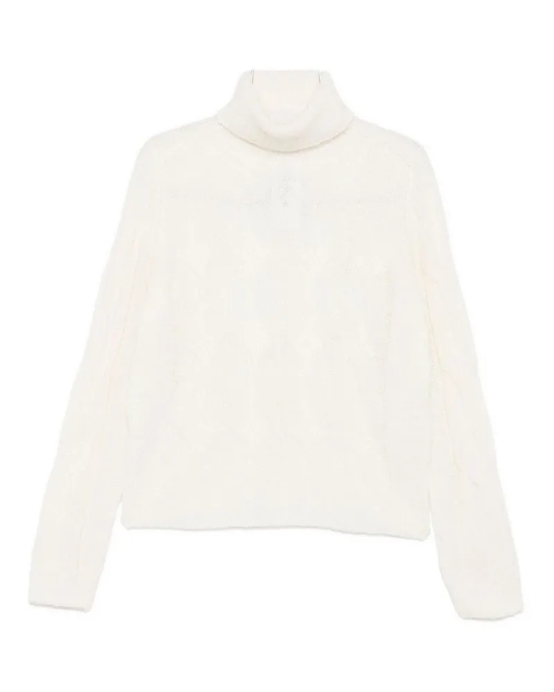 Liu Jo Rollkragenpullover - Weiß Weiß