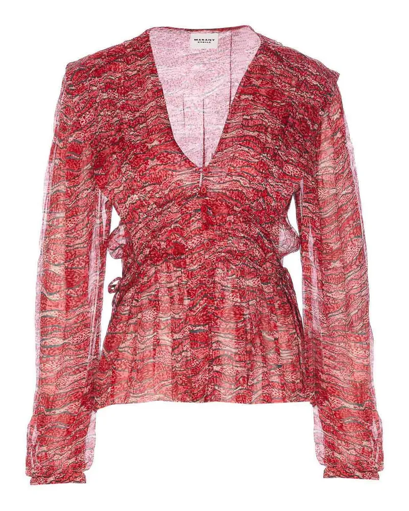 Étoile Isabel Marant Hemd - Rot Rot