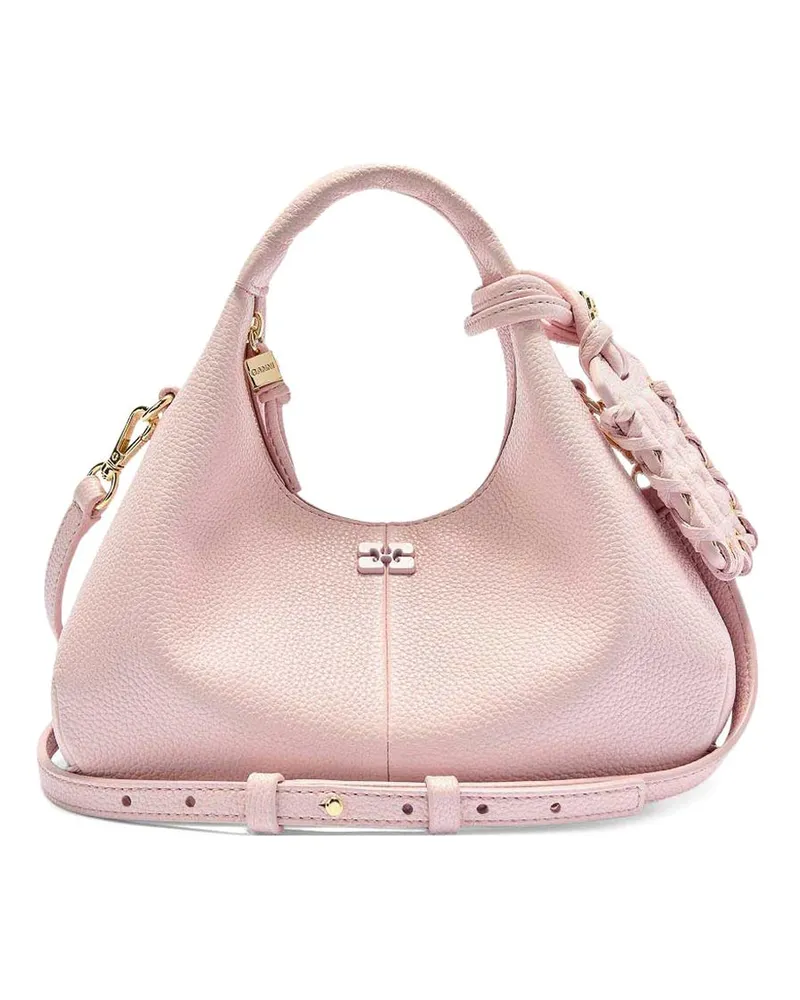Ganni Schultertasche - Nude Nude