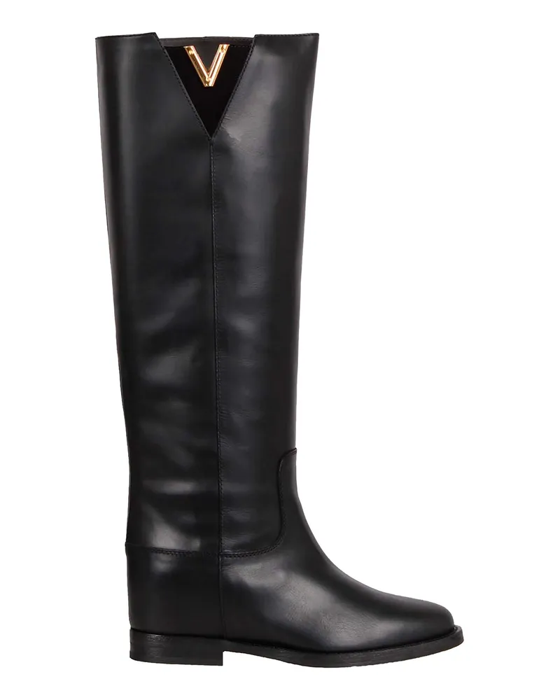 Via Roma 15 Stiefel - Schwarz Schwarz