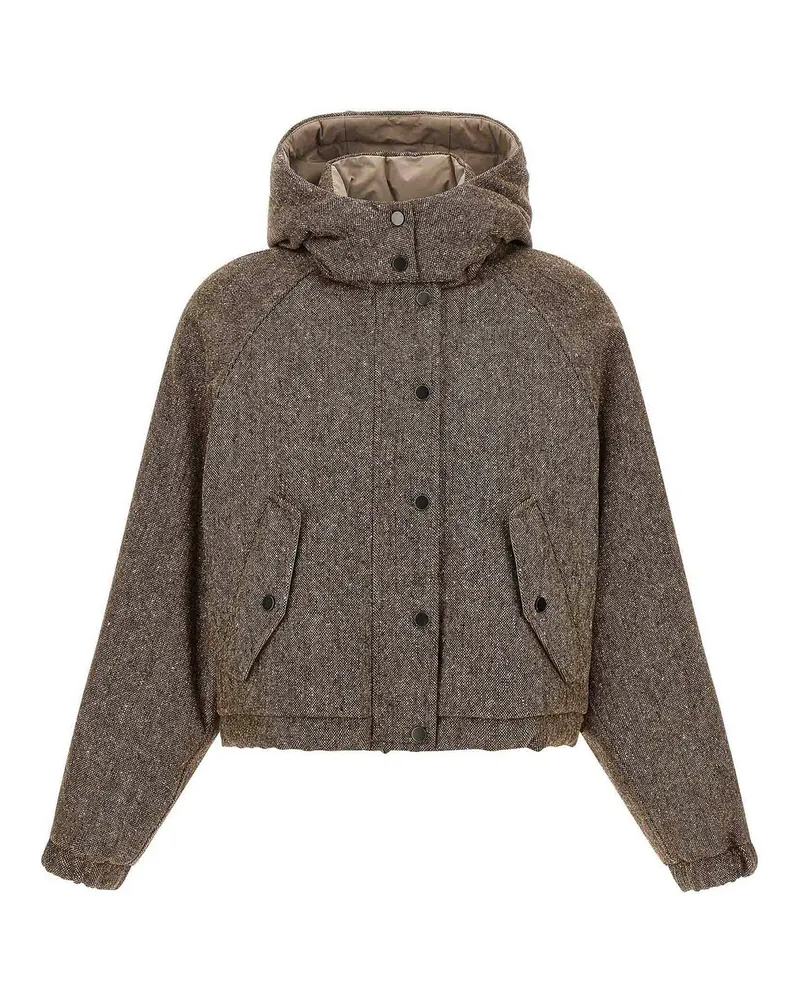 Brunello Cucinelli Daunenjacke - Braun Braun