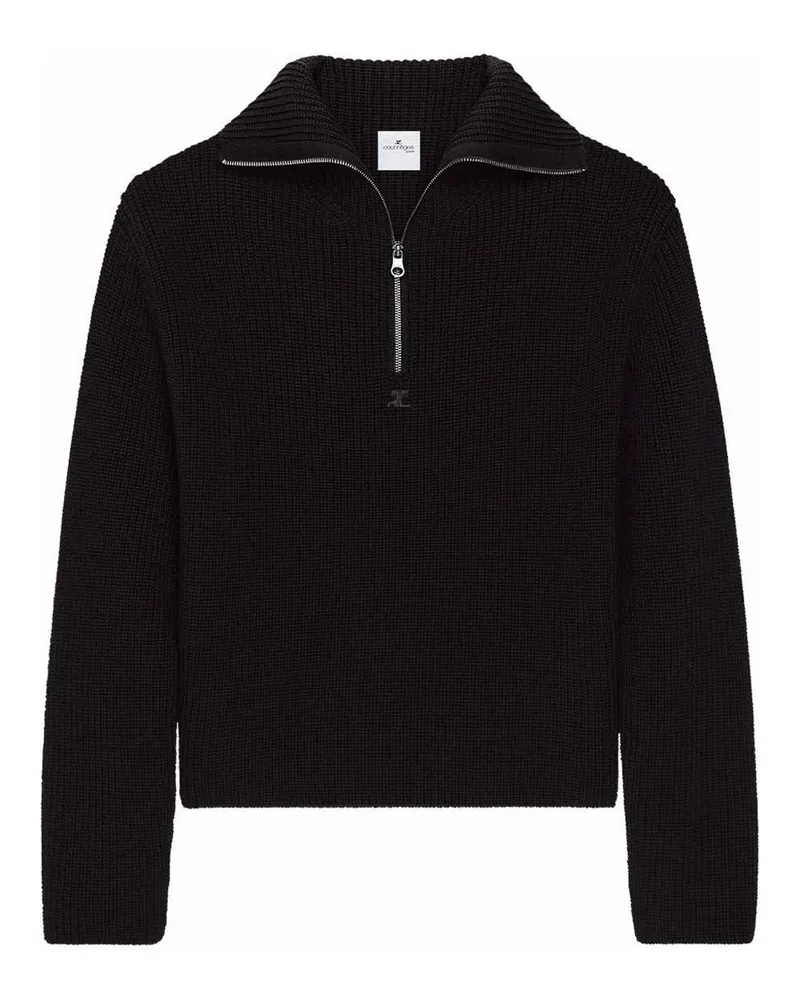 Courrèges Cardigan - Schwarz Schwarz