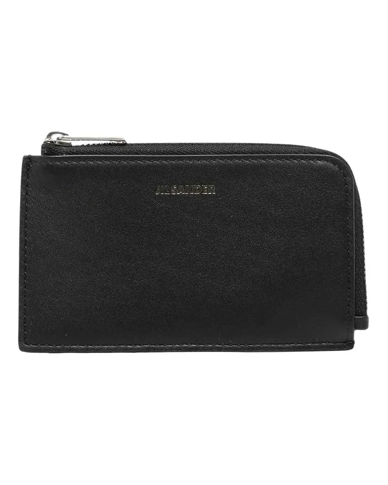 Jil Sander Portemonnaie - Schwarz Schwarz