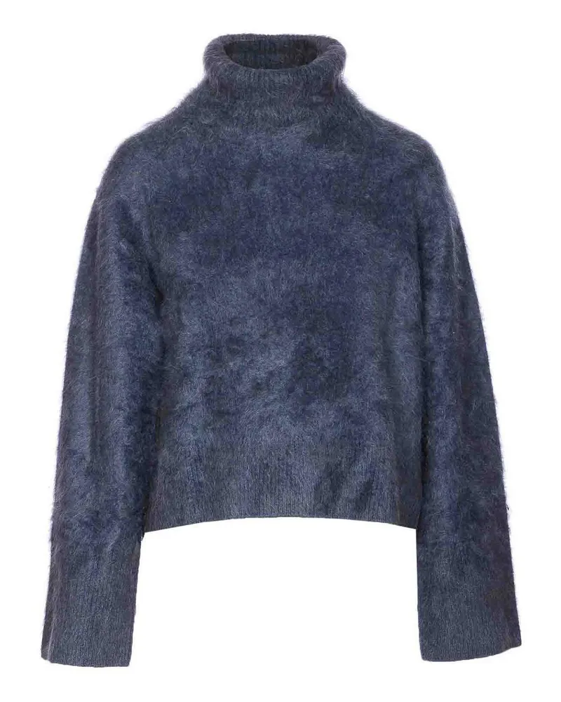 Lisa Yang Rollkragenpullover - Blau Blau