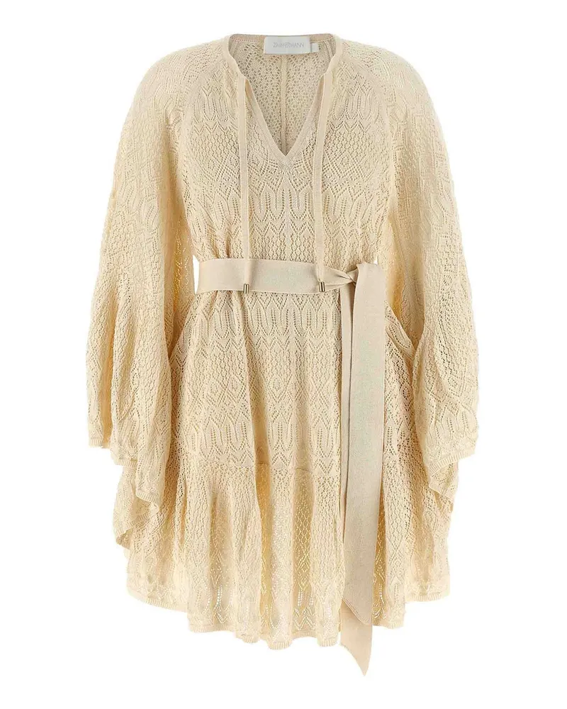 Zimmermann Knielanges Kleid - Beige Beige