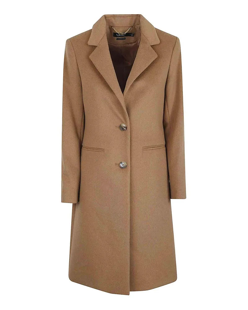Ralph Lauren Knielanger Mantel - Beige Beige