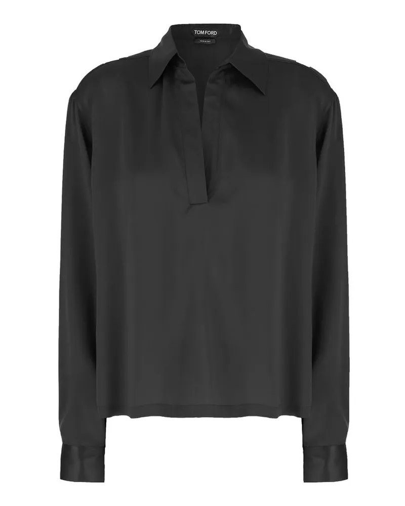 Tom Ford Poloshirt - Schwarz Schwarz