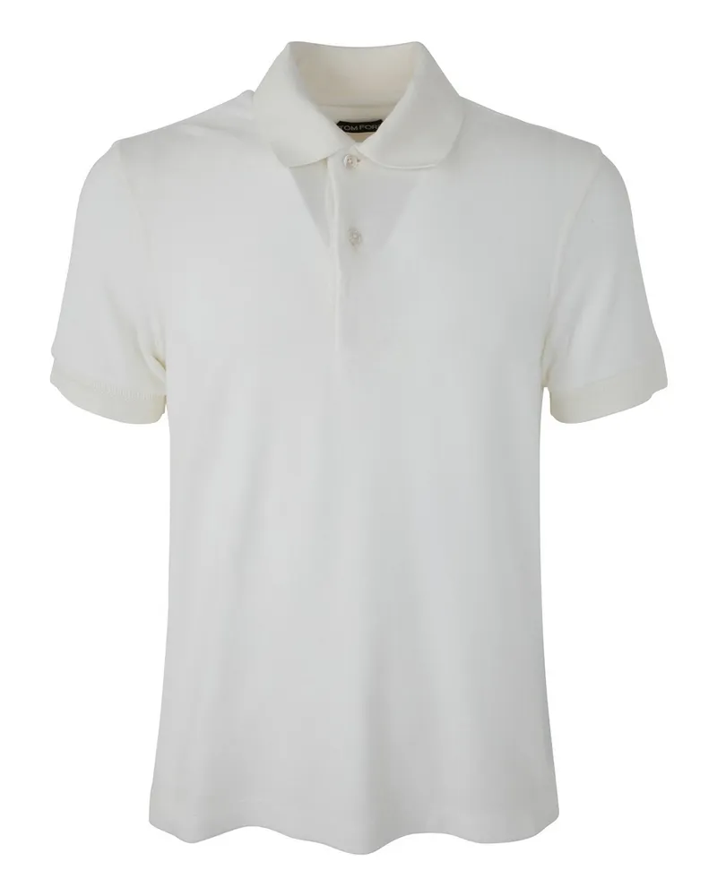 Tom Ford Poloshirt - Weiß Weiß