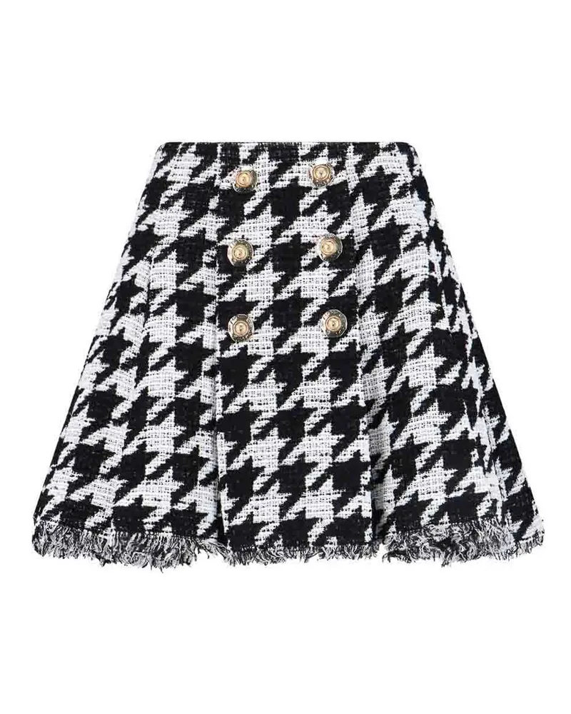 Balmain Minirock - Schwarz Schwarz