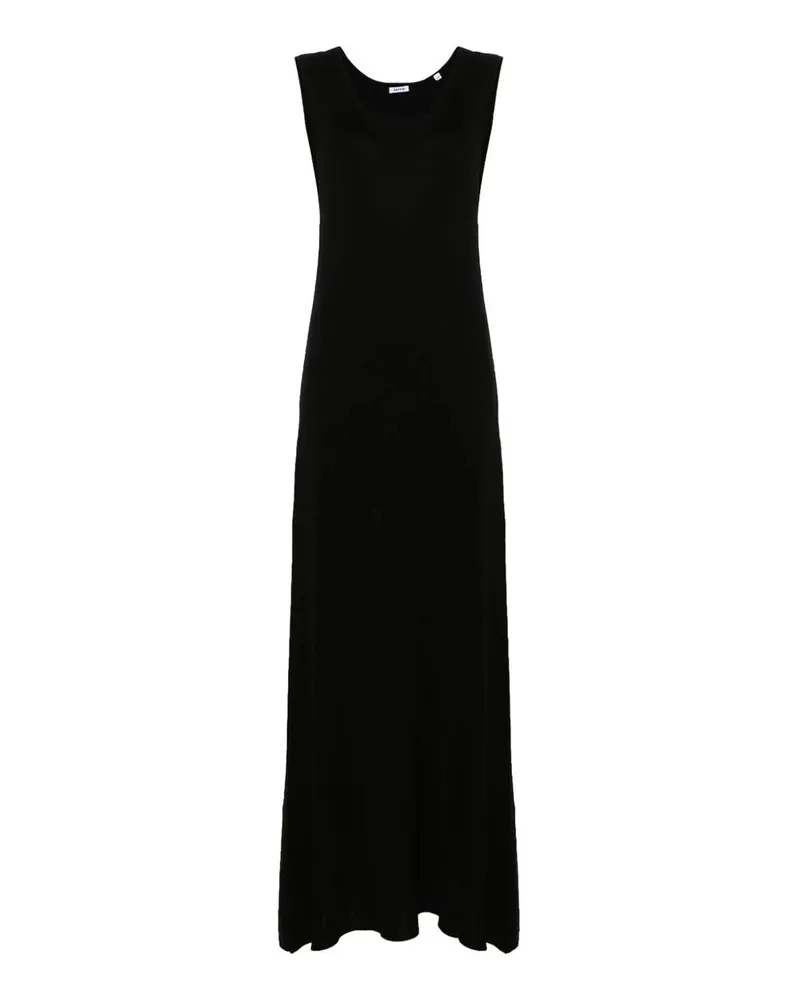 ASPESI Knielanges Kleid - Schwarz Schwarz