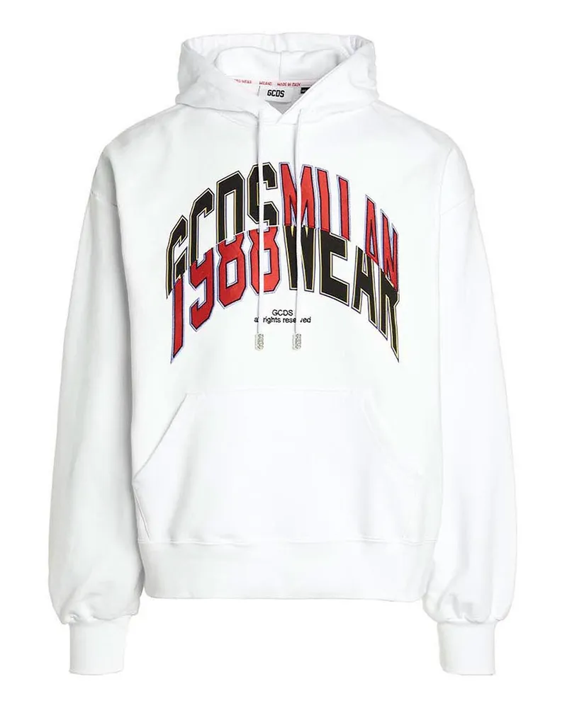 GCDS Sweatshirt - Weiß Weiß