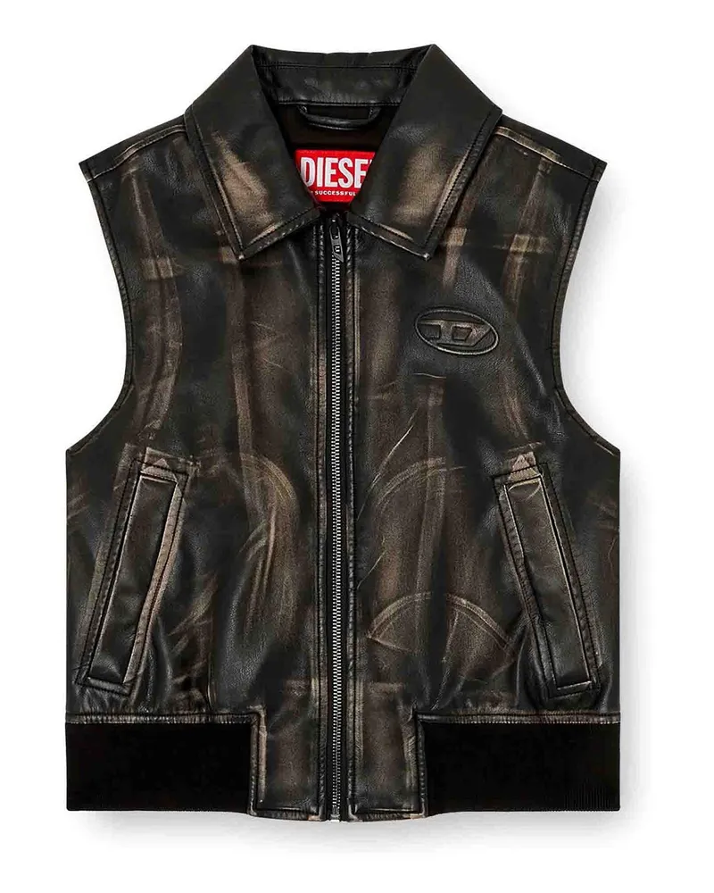 Diesel Casualjacke - Schwarz Schwarz