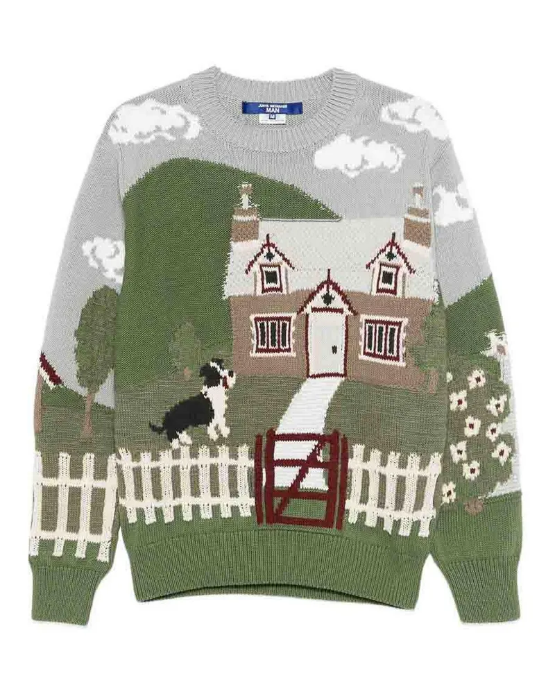 Junya Watanabe Rundhalspullover - Bunt Bunt