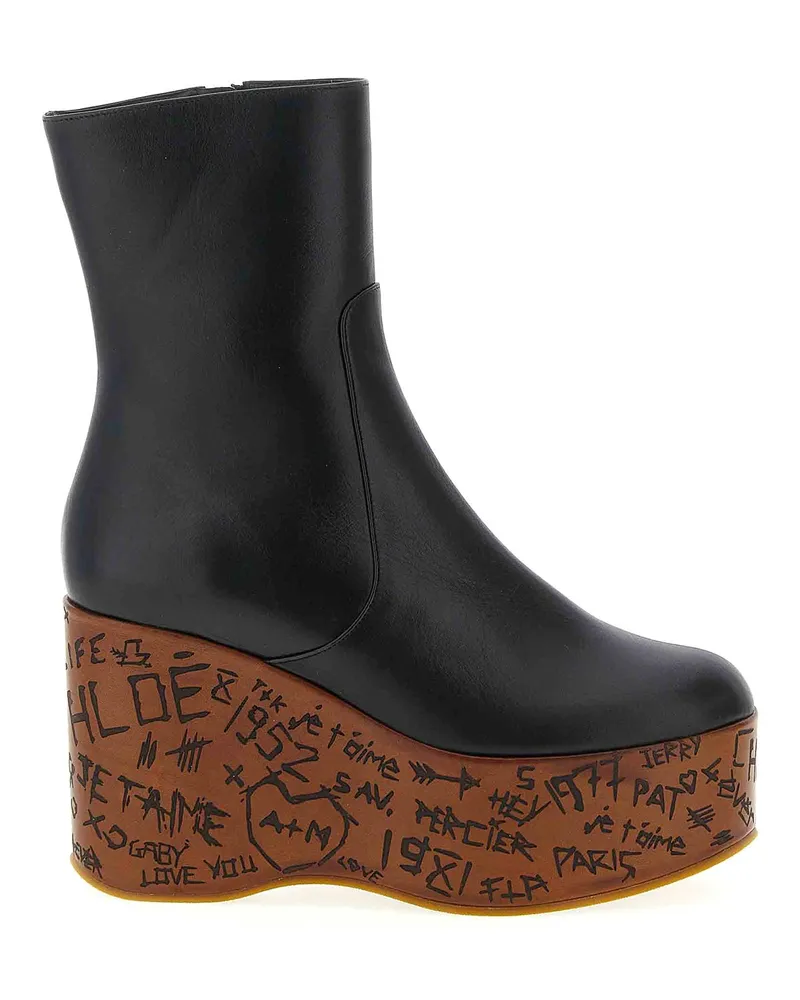 Chloé Stiefeletten - Schwarz Schwarz