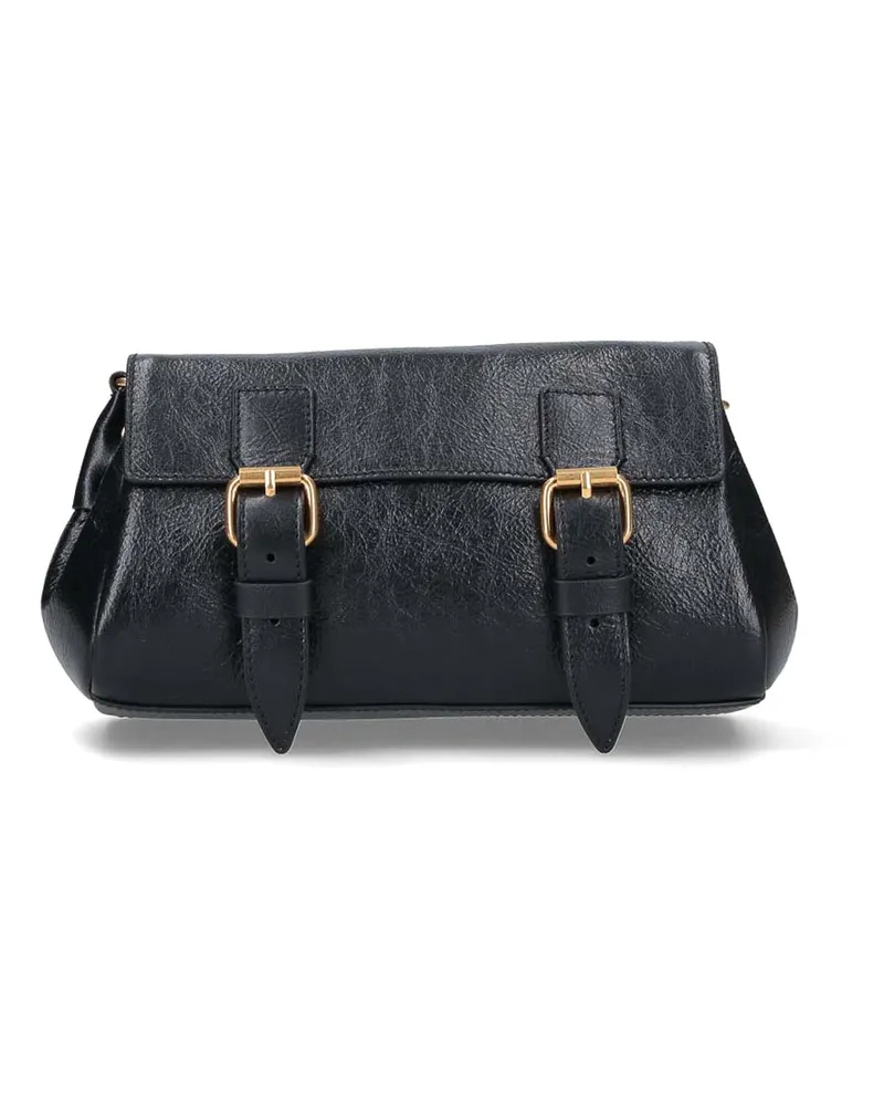 Dries van Noten Schultertasche - Schwarz Schwarz