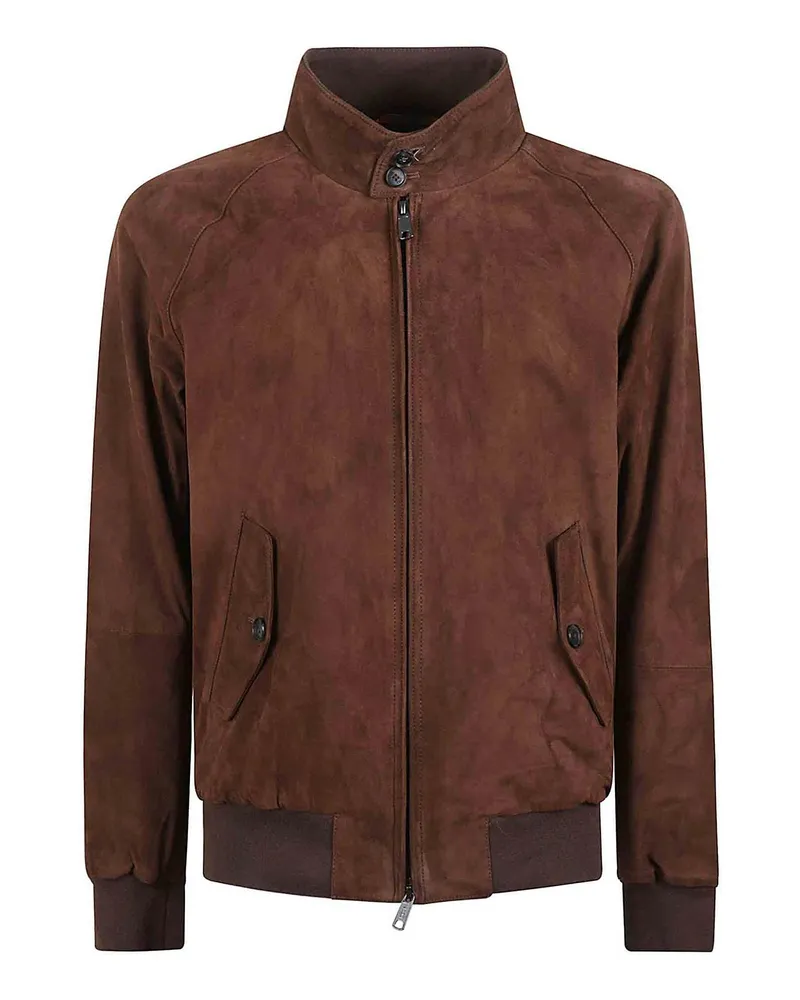 Baracuta Lederjacke - Braun Braun