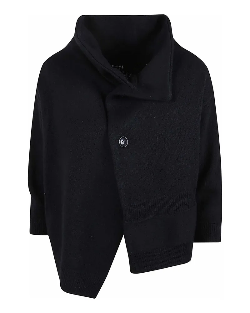 Yohji Yamamoto Cardigan - Schwarz Schwarz
