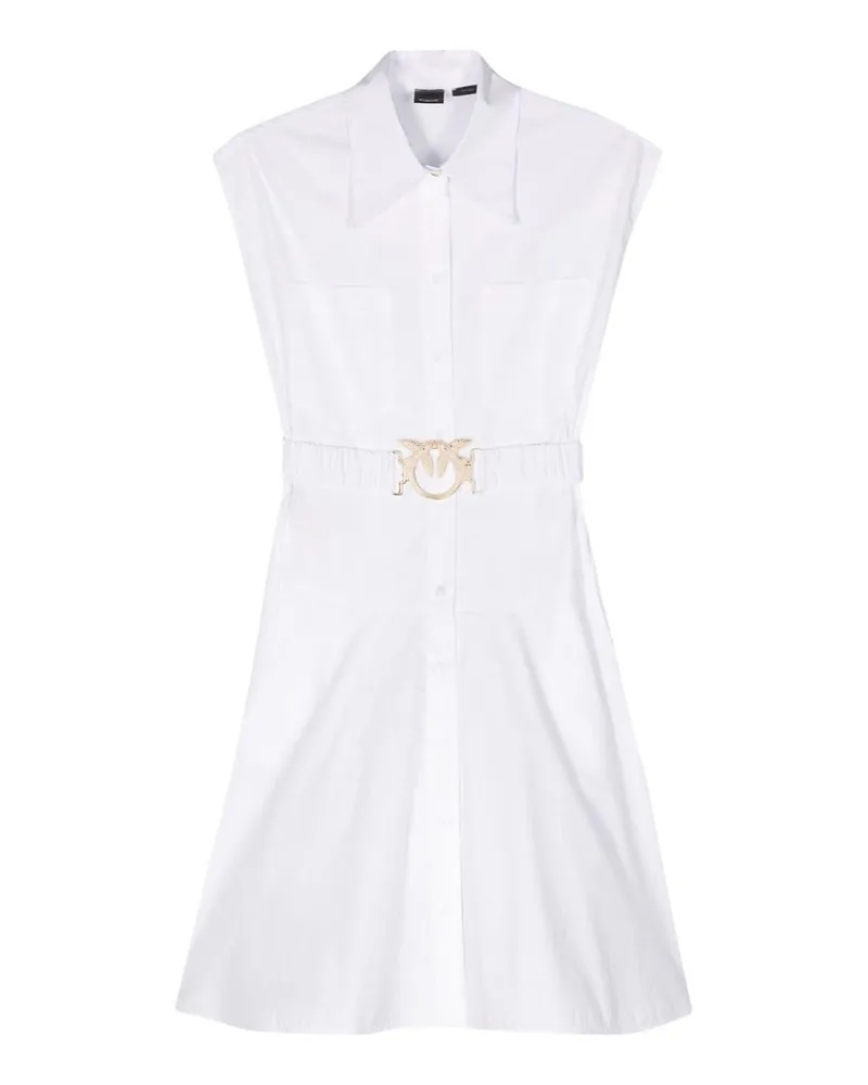 Pinko Knielanges Kleid - Weiß Weiß
