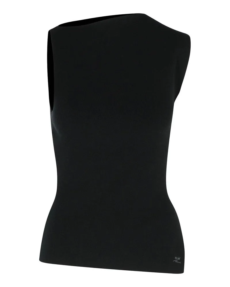 Courrèges Top - Schwarz Schwarz