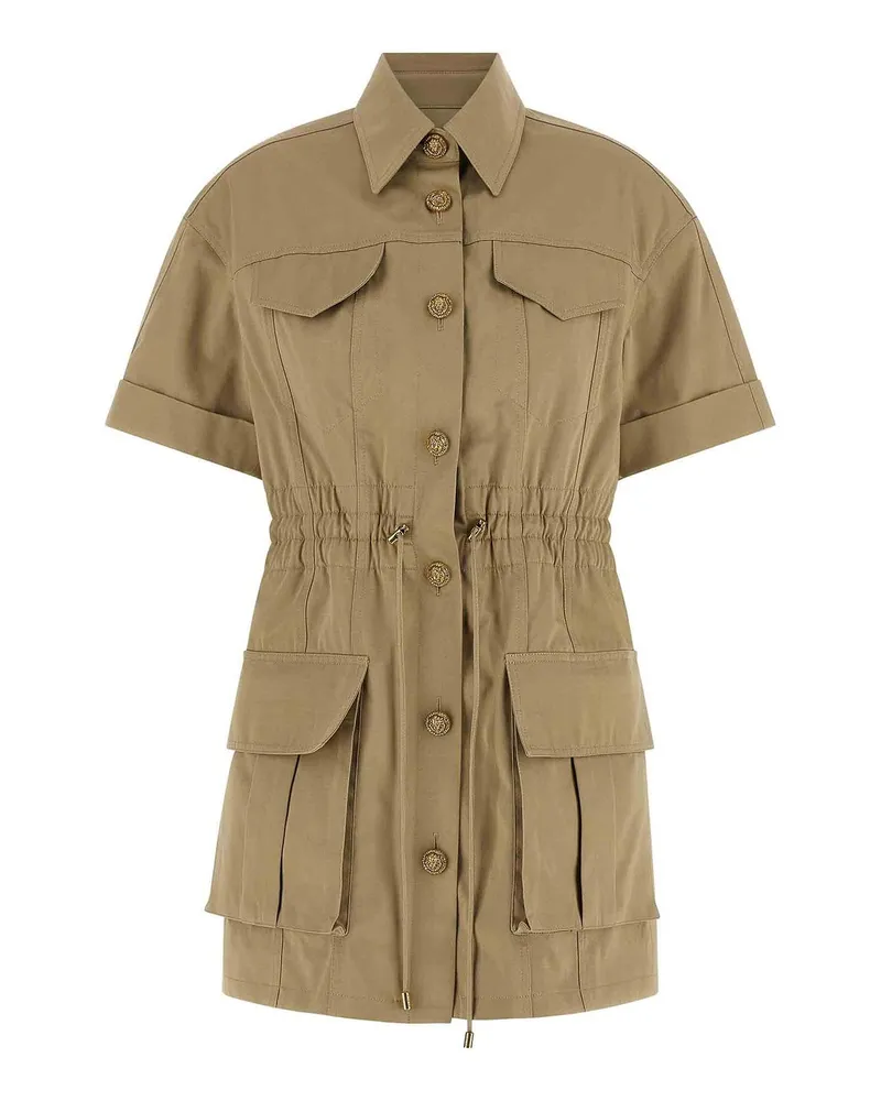 Balmain Knielanges Kleid - Grün Grün