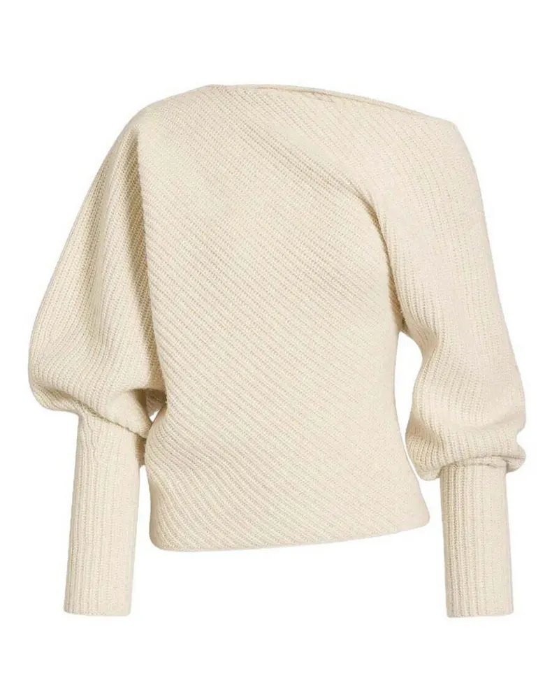 Alberta Ferretti U-Boot-Pullover - Weiß Weiß
